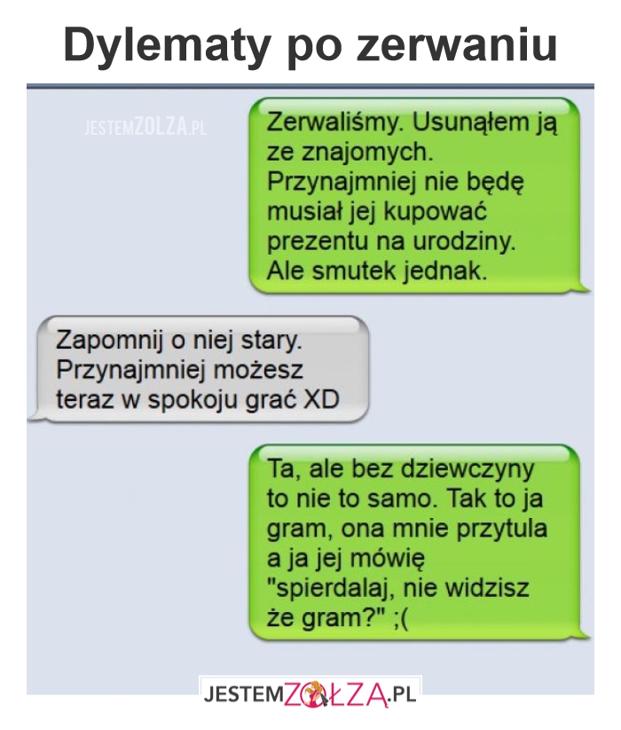 Po zerwaniu