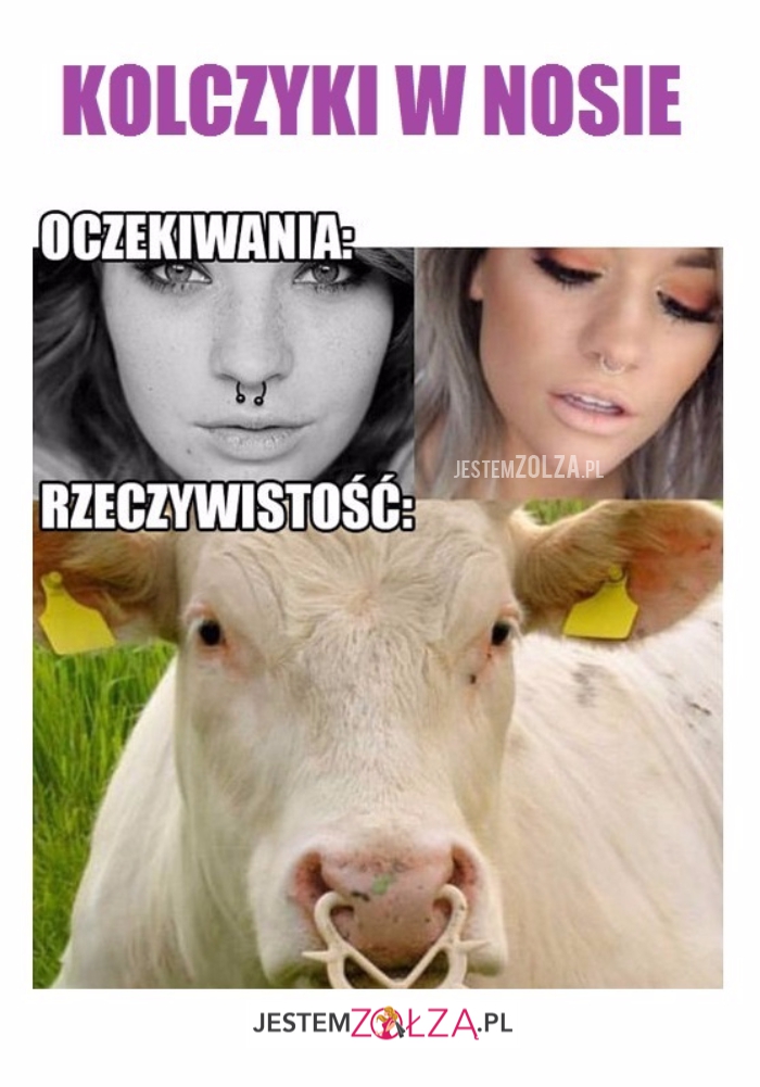 Kolczyki w nosie