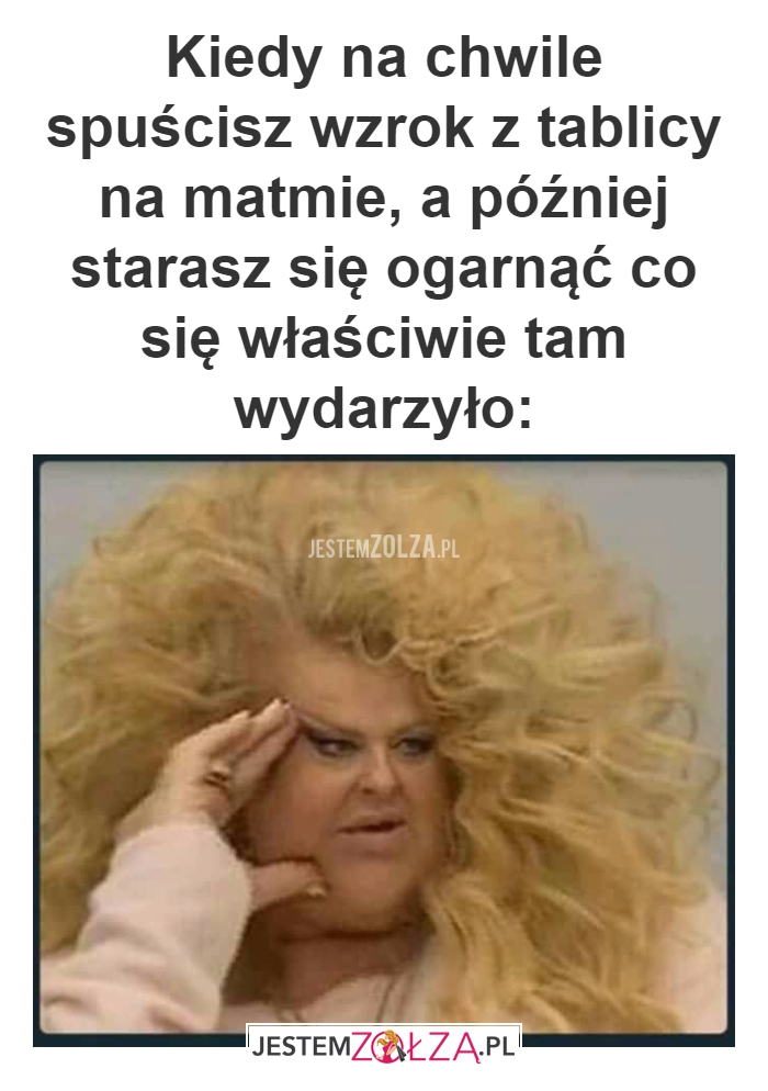 Kiedy na chwile spuścisz wzrok 