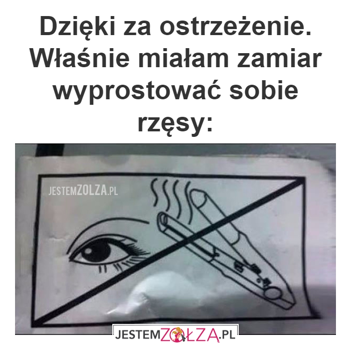 Dzięki za ostrzeżenie