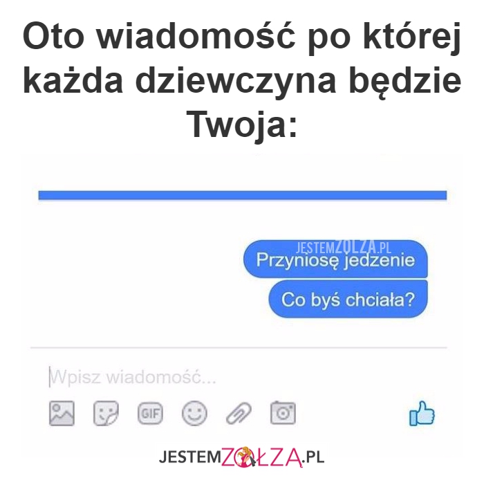 Oto wiadomość
