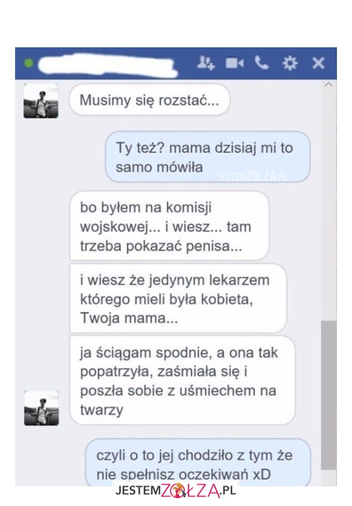 masimy się rozstać