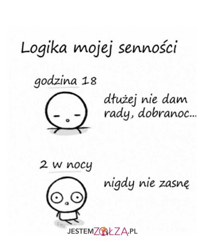 logika mojej senności