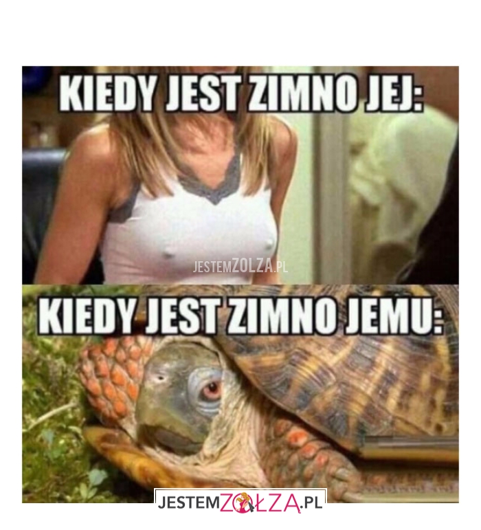 Kiedy jest zimno jej