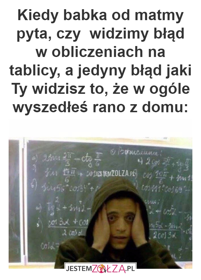 Kiedy babka od matmy