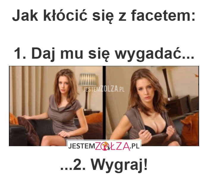 Jak kłócić się z facetem