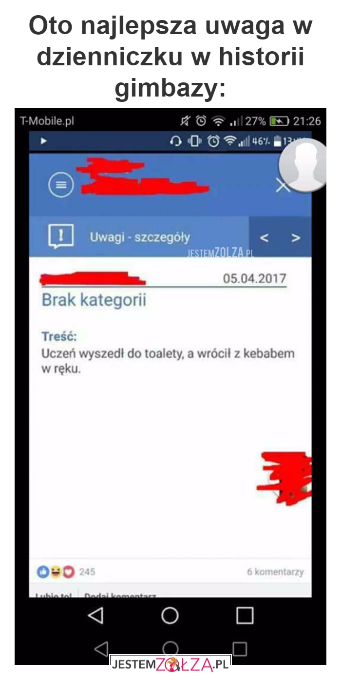 Oto najlepsza uwaga