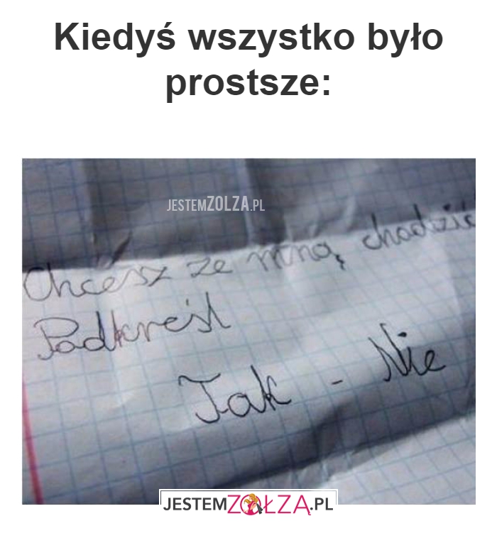 Kiedyś wszystko