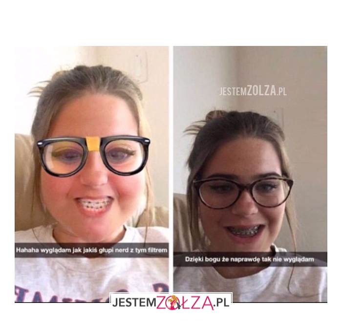 haha wyglądam jak jakiś głupi