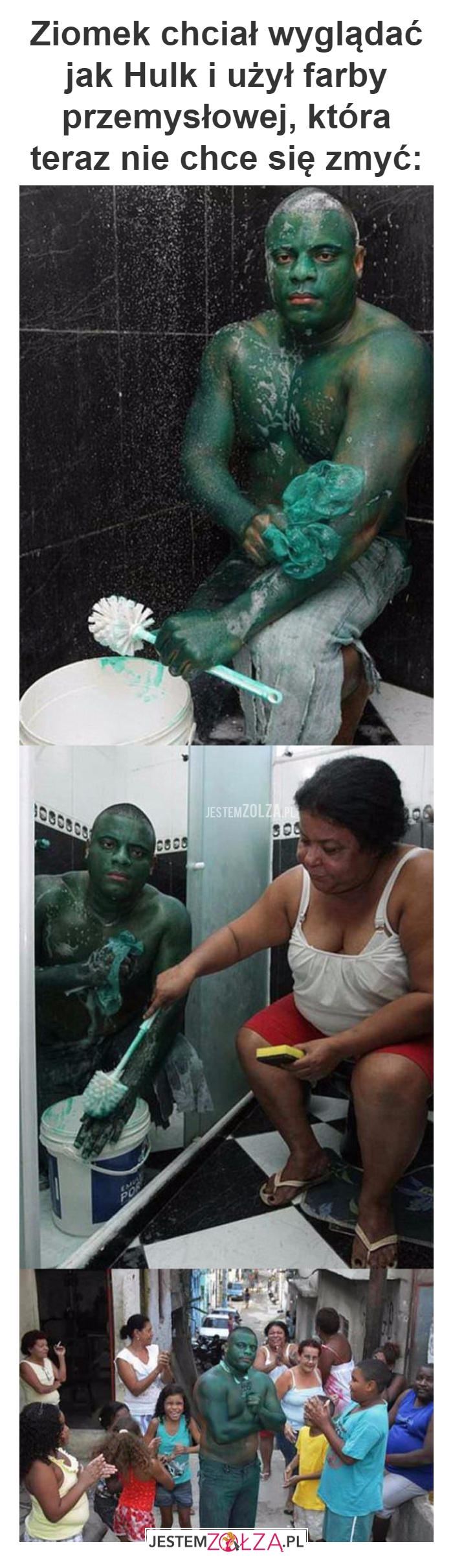 Ziomek chciał wyglądać 
