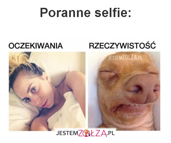 Poranne selfie