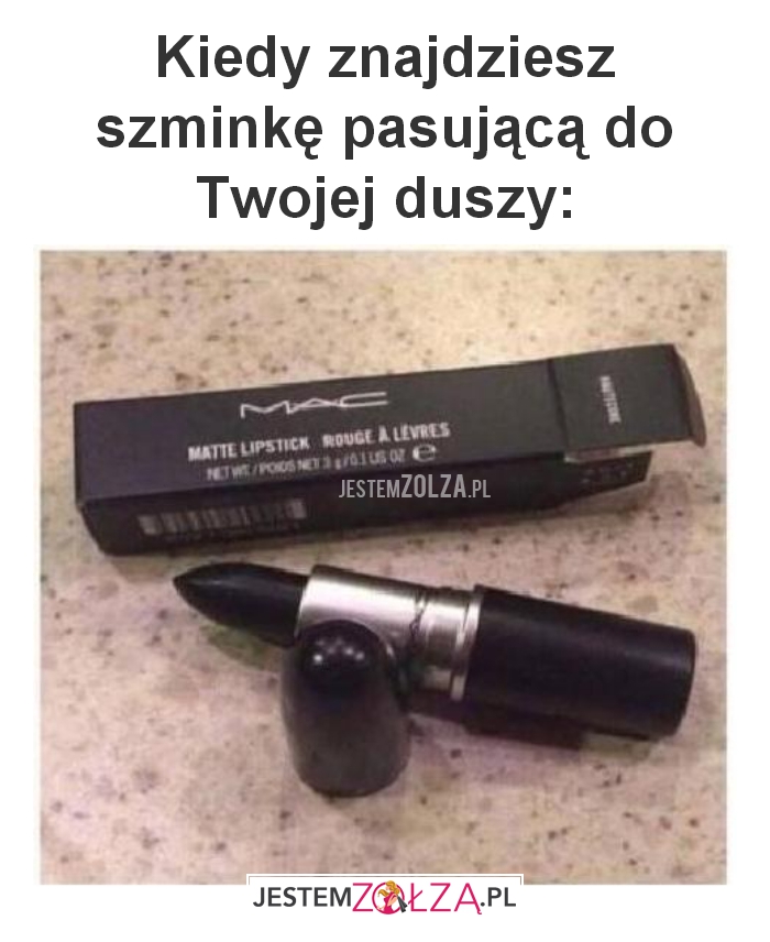 Kiedy znajdziesz szminkę