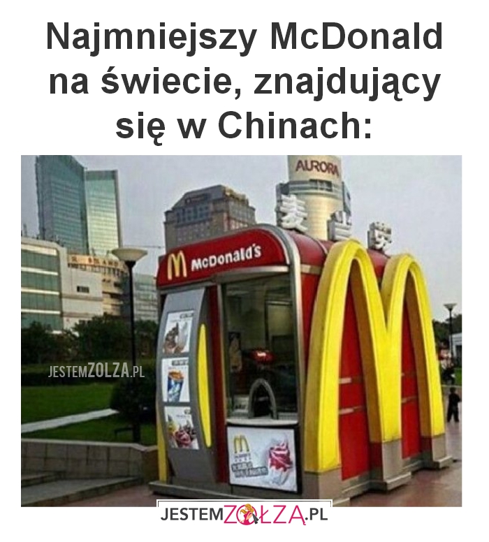 Najmniejszy McDonald 