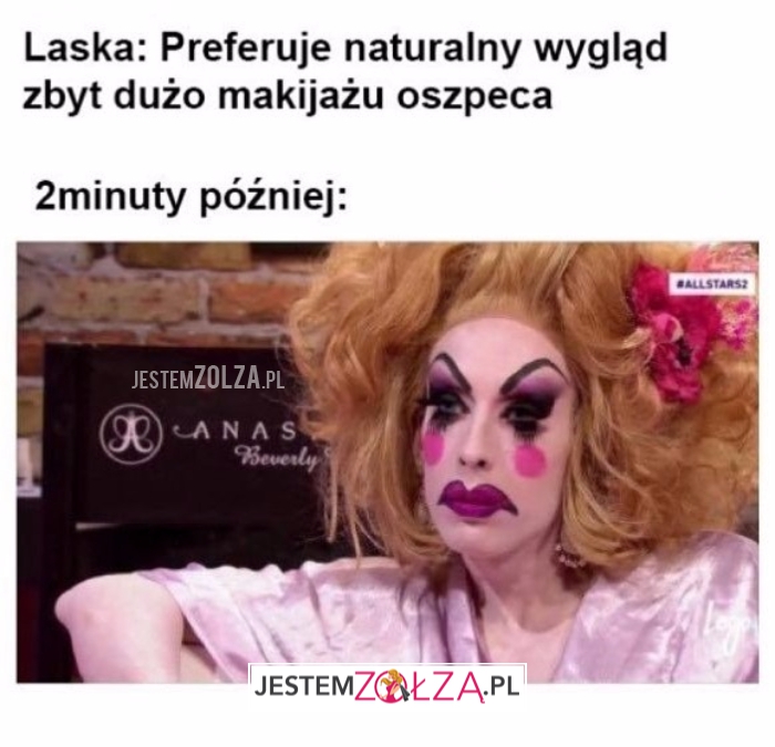 Preferuję naturalny wygląd