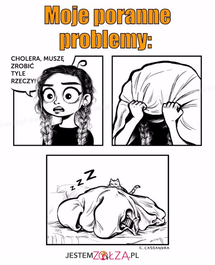 Poranne problemy