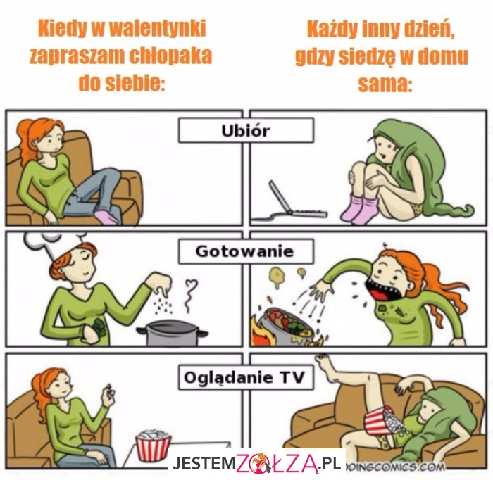 Kiedy w walentynki...