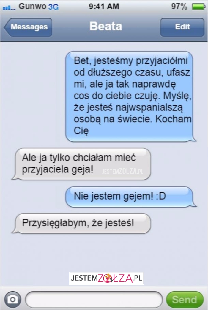 Jesteśmy przyjaciółmi...