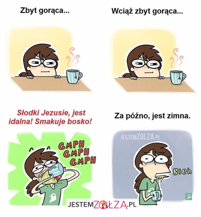 Zbyt gorąca...