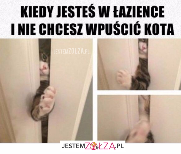 Kiedy jesteś w łazience...