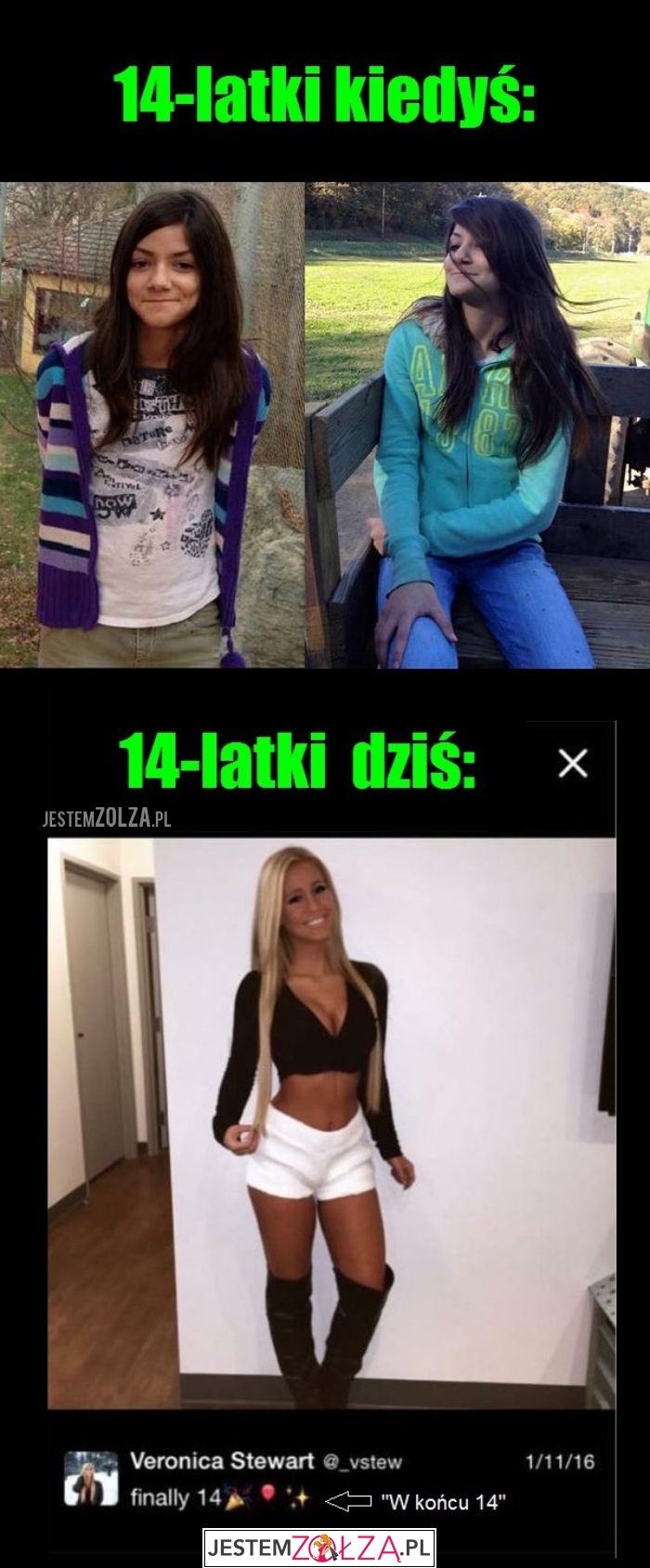 14 latki...