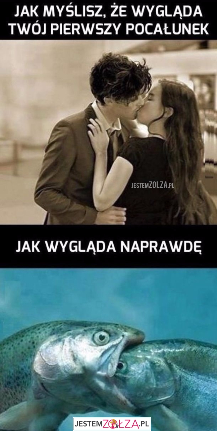 Pierwszy pocałunek...