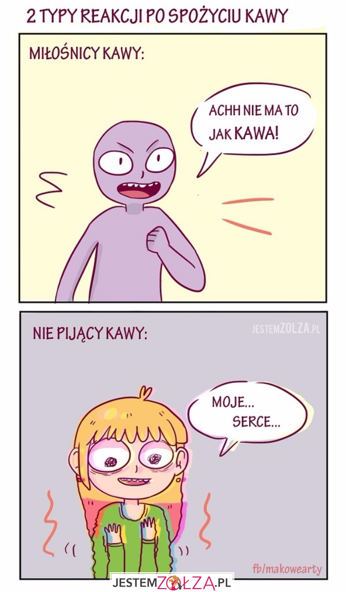 Po spożyciu kawy...
