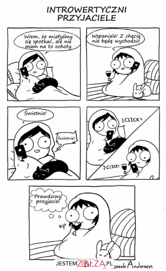 Introwertyczni przyjaciele...