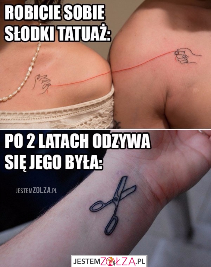 Słodki tatuaż...