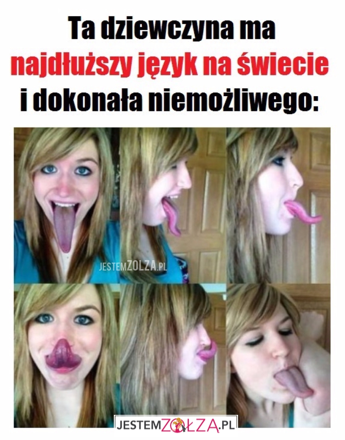 Najdłuższy język...