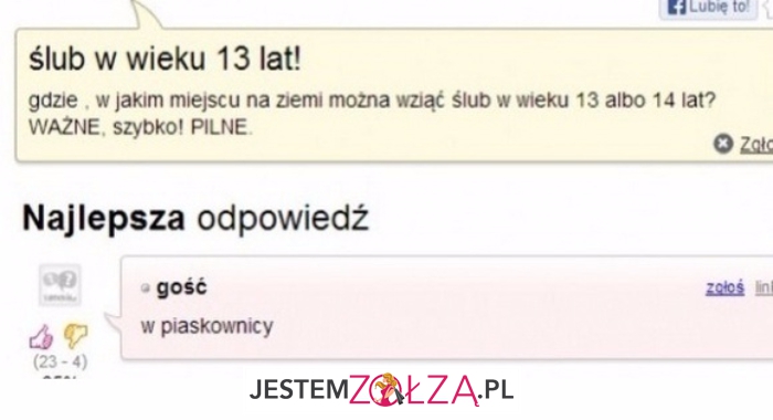 Ślub w wieku 13 lat