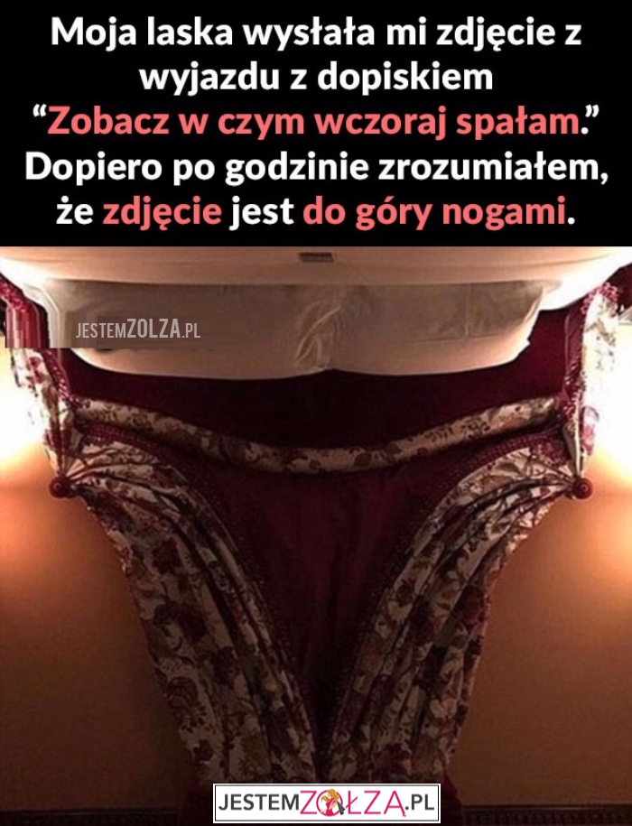 Laska wysłała mi zdjęcie...