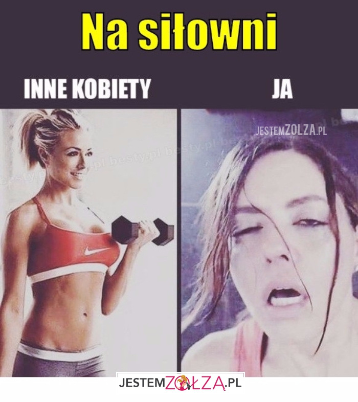 Na siłowni...