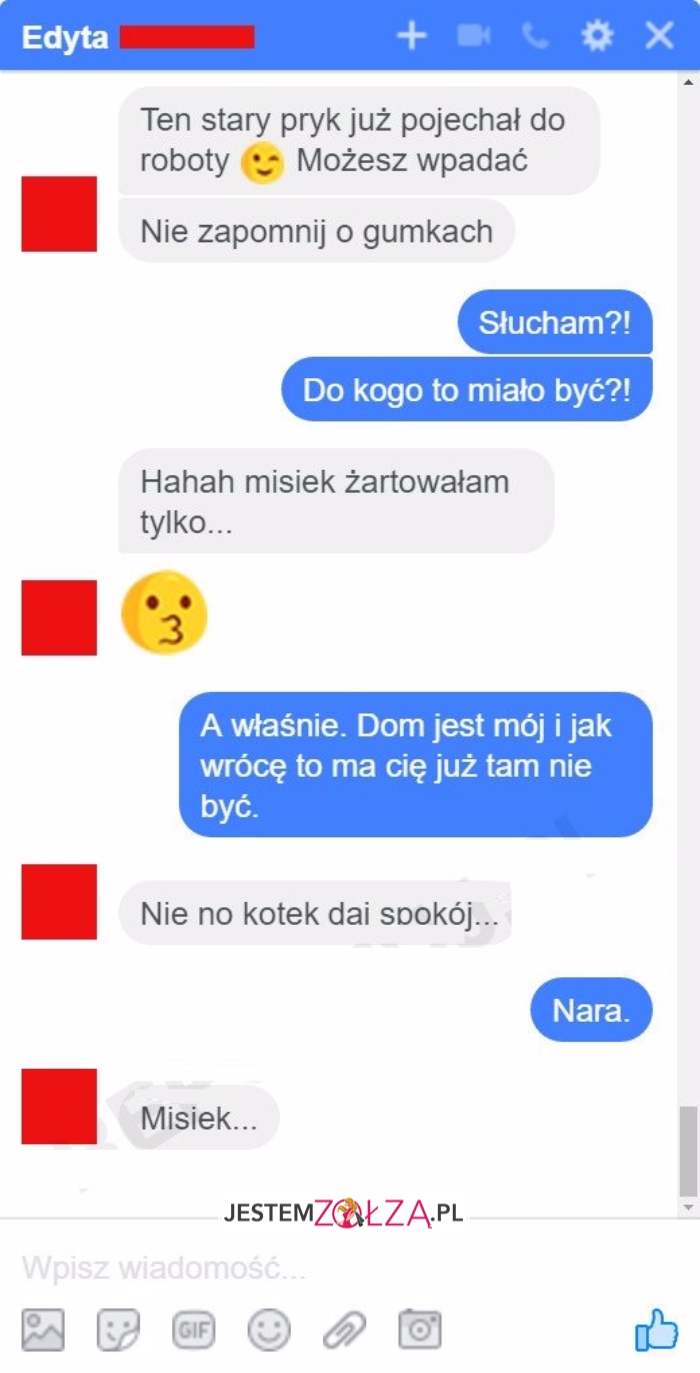 Stary pojechał...