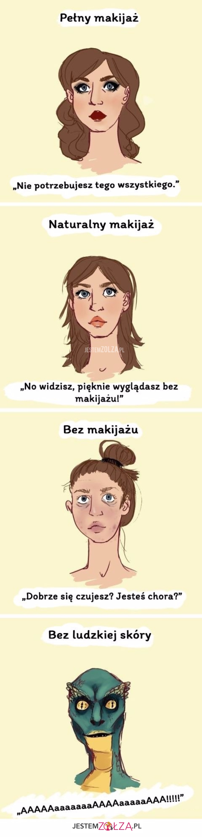 Pełny makijaż...