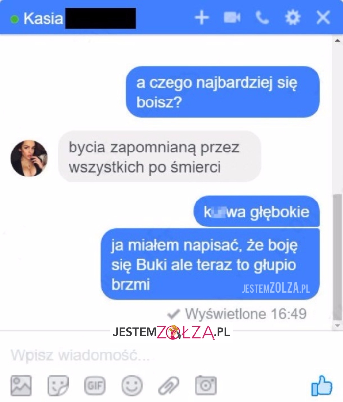 Czego się boisz?