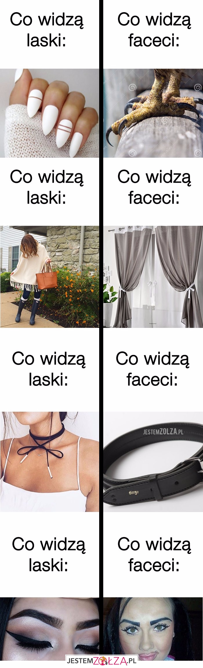 Co widzą laski/faceci