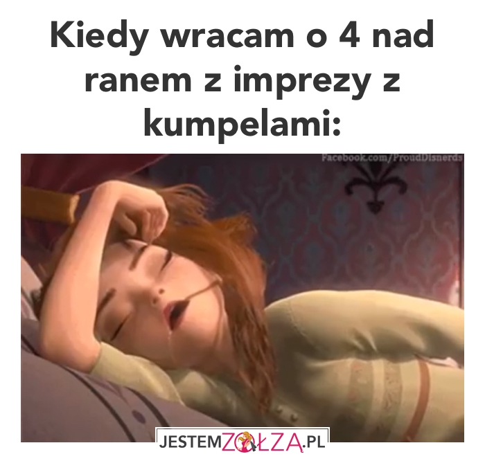 po imprezie