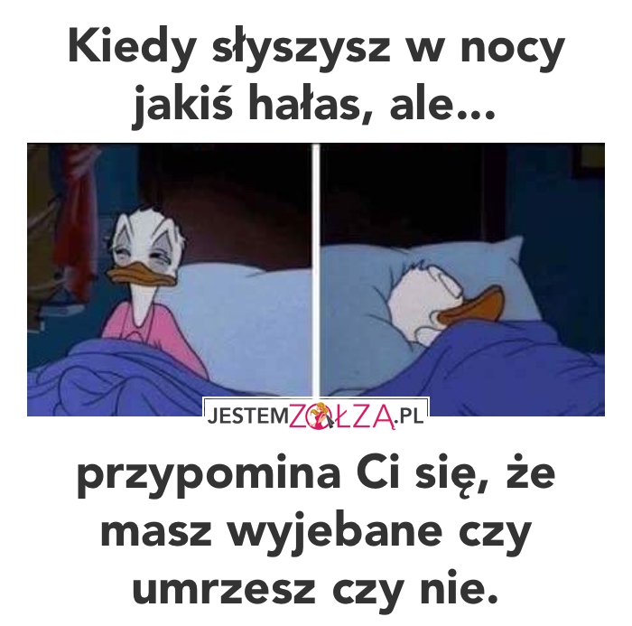 nocny hałas