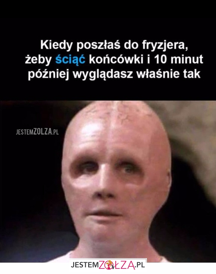 Kiedy poszłaś do fryzjera