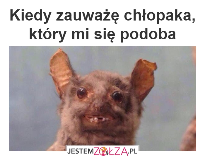 kiedy go zauważe