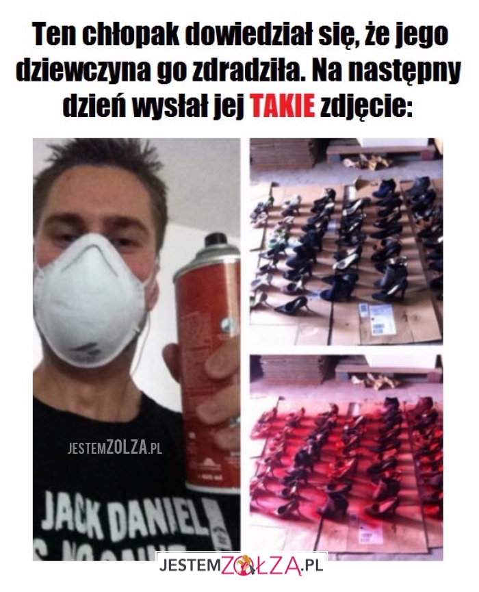 Jego dziewczyna go zdradziła