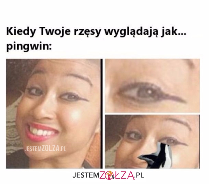 Kiedy Twoje rzęsy...