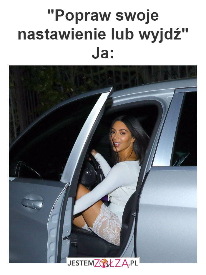 Wolę wyjść.
