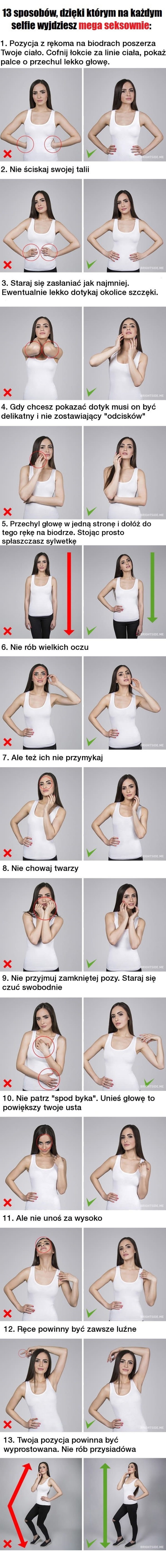 13 sposobów na sexi selfie