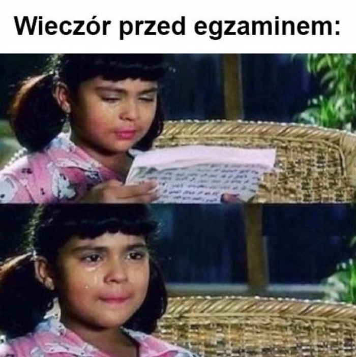 Wieczór przed egzaminem 