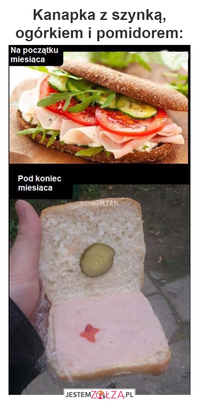 Kanapka z szynką...