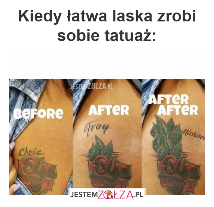 Kiedy łatwa laska...
