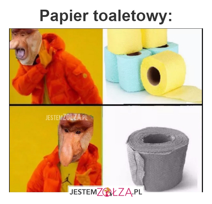 Papier toaletowy...