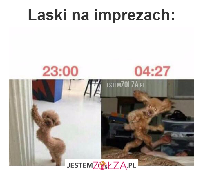 Laski na imprezach...