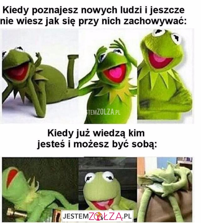 Kiedy poznajesz nowych...